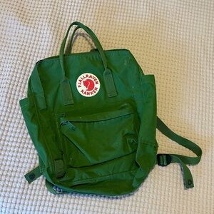 Fjallraven Green Backpack Classic Design